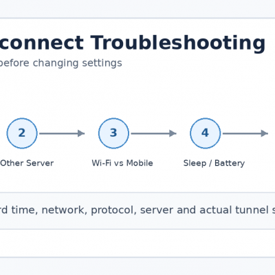 قطع و وصل شدن VPN و مراحل عیب‌یابی