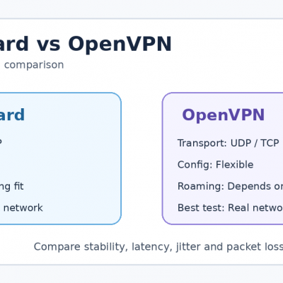 WireGuard در مقایسه با OpenVPN
